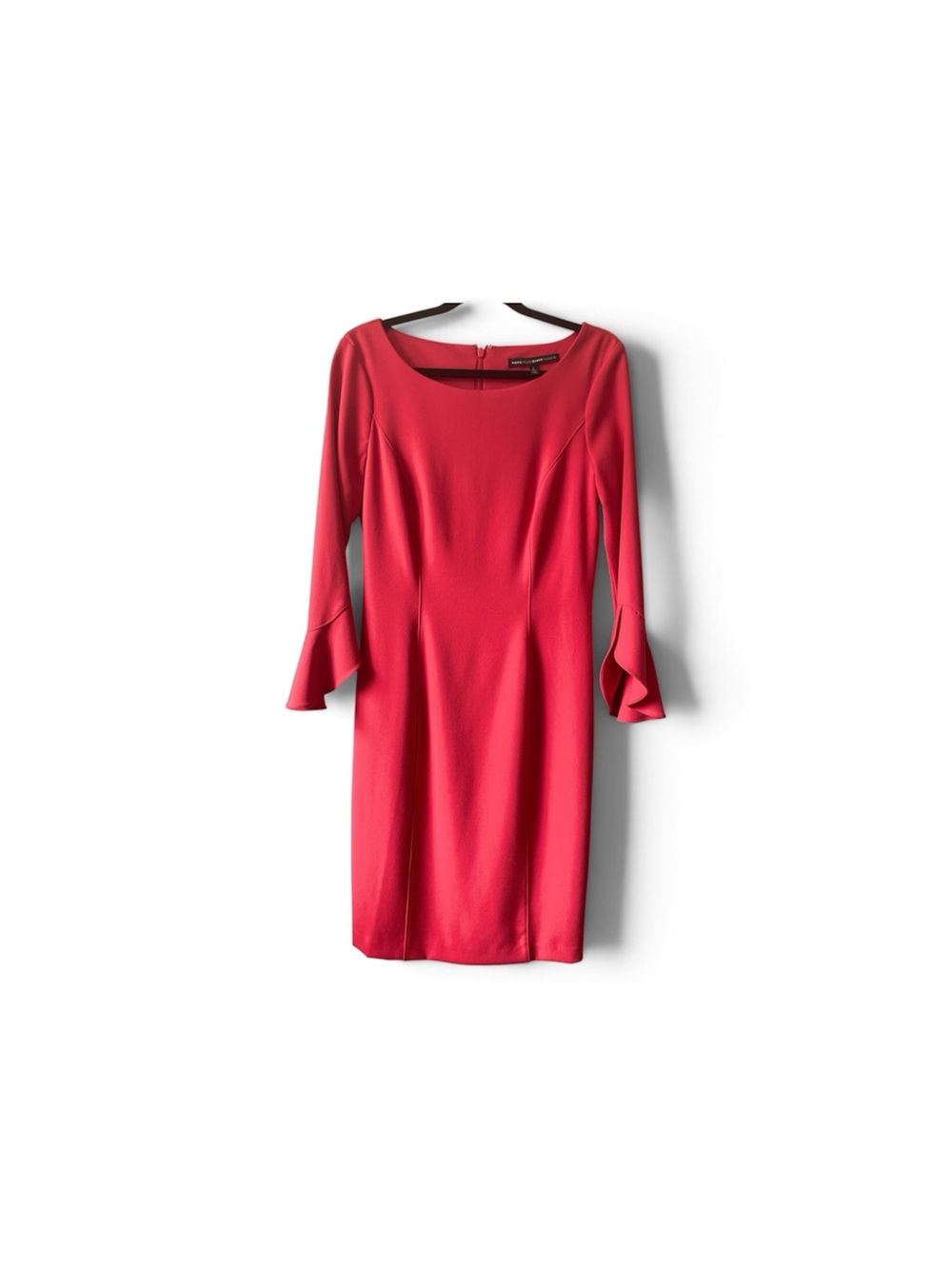 White House Black Market Bell Sleeve Sheath Dress Size 2